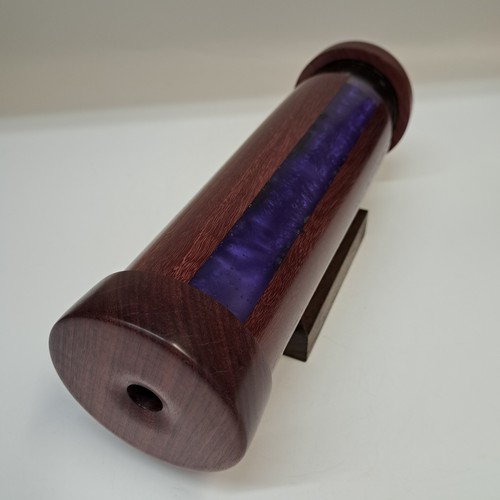 Click to view detail for SC-137 Kaleidoscope, Exotic Hardwood, Purple Heart and Purple Resin $178